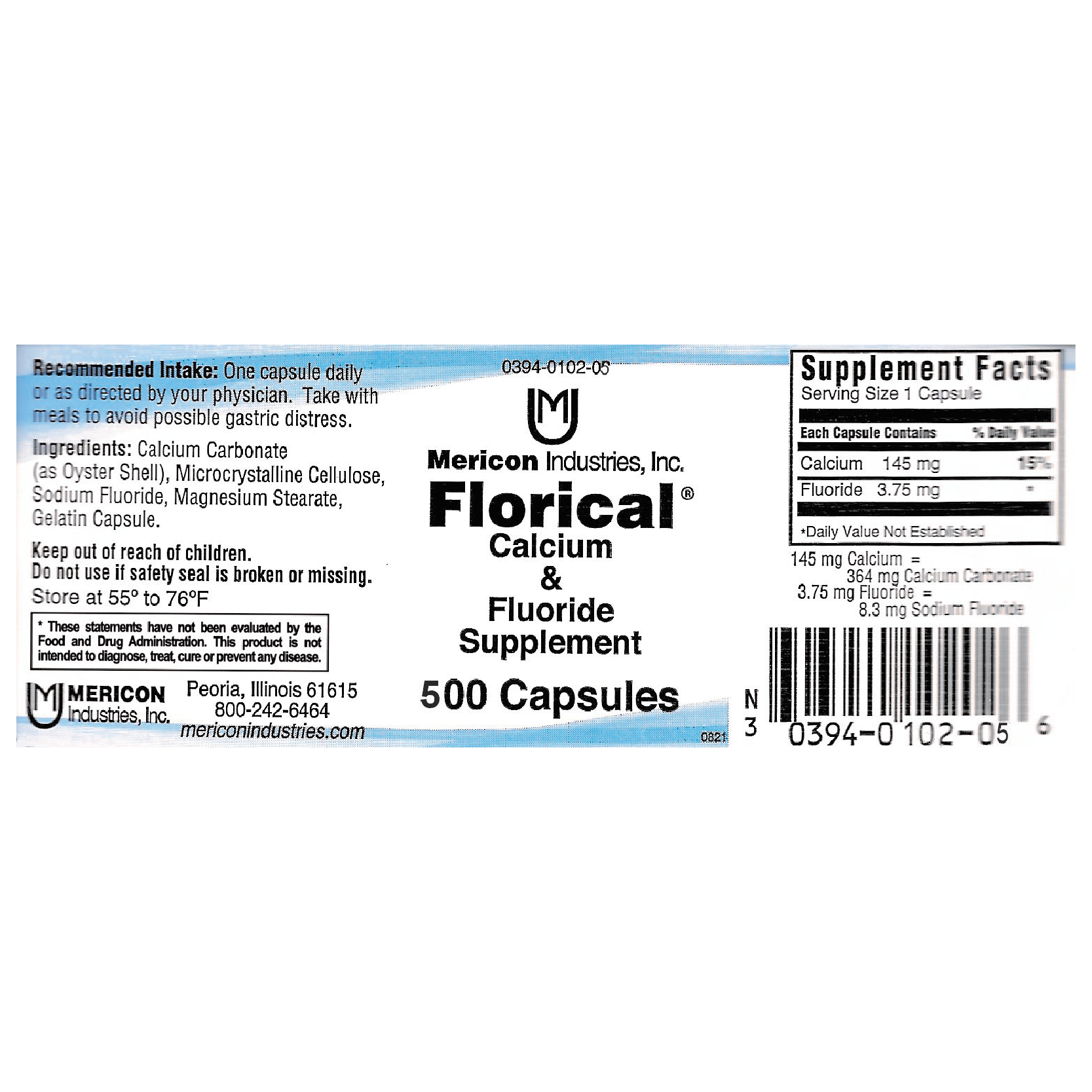 Florical 500 Capsules