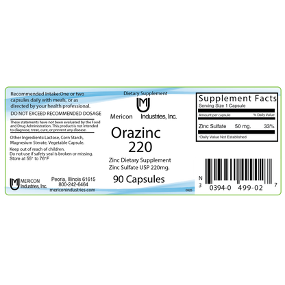 Zinc (Orazinc 220)