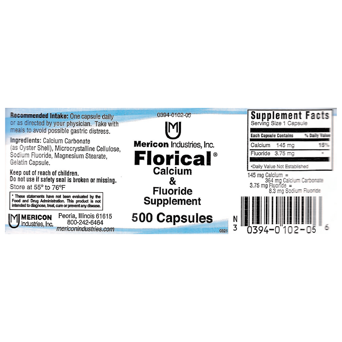 Florical 500 Capsules